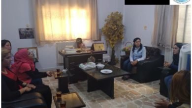 صورة زيارة رابطة المرأة المثقفة في القامشلي.