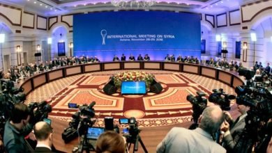 صورة مفاوضات حول سوريا بكازاخستان وفق صيغة أستانا في شهر ديسمبر