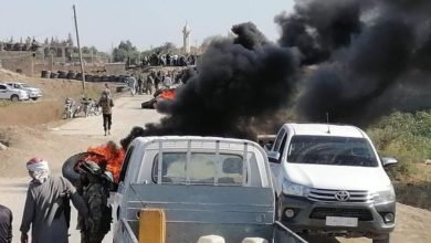 صورة التحالف يتدخل..أهالي دير الزور يمنعون رتلاً روسياً من العبور