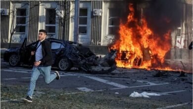 صورة ضربات روسية مكثفة تستهدف كييف ومدنا أوكرانية أخرى